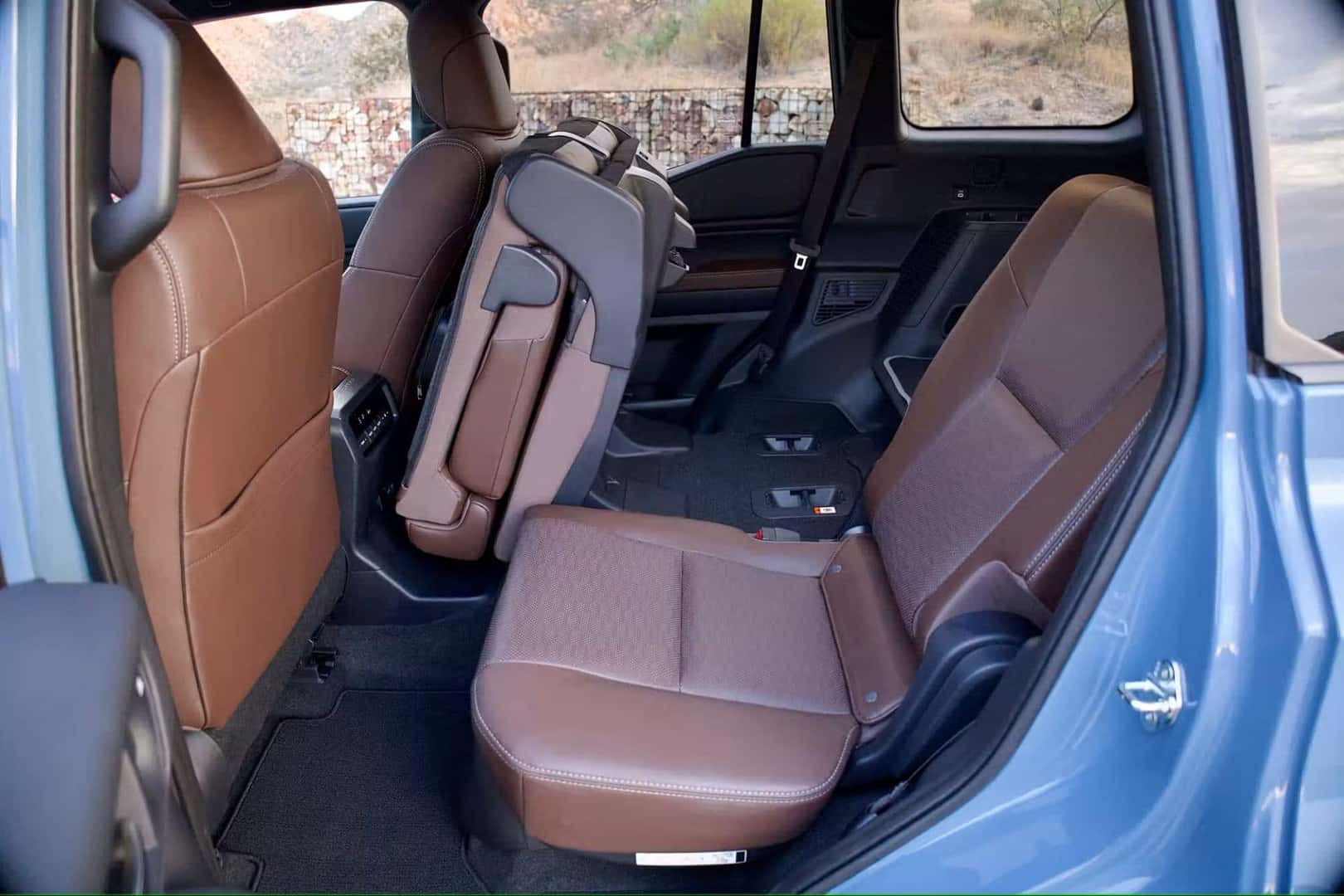 The Capable Leather Upholstered Seats Of The 2024 Toyota Land Cruiser