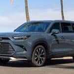 The Impressive 2025 Toyota Grand Highlander, Parked At A Palm Beach