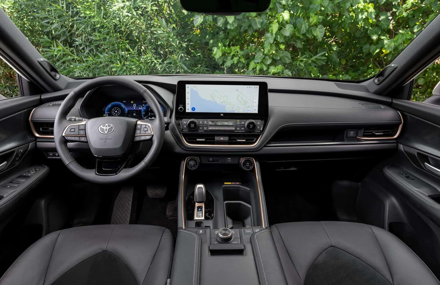 The Front Interior's Supreme Technology, Inside The Spacious 2025 Toyota Grand Highlander