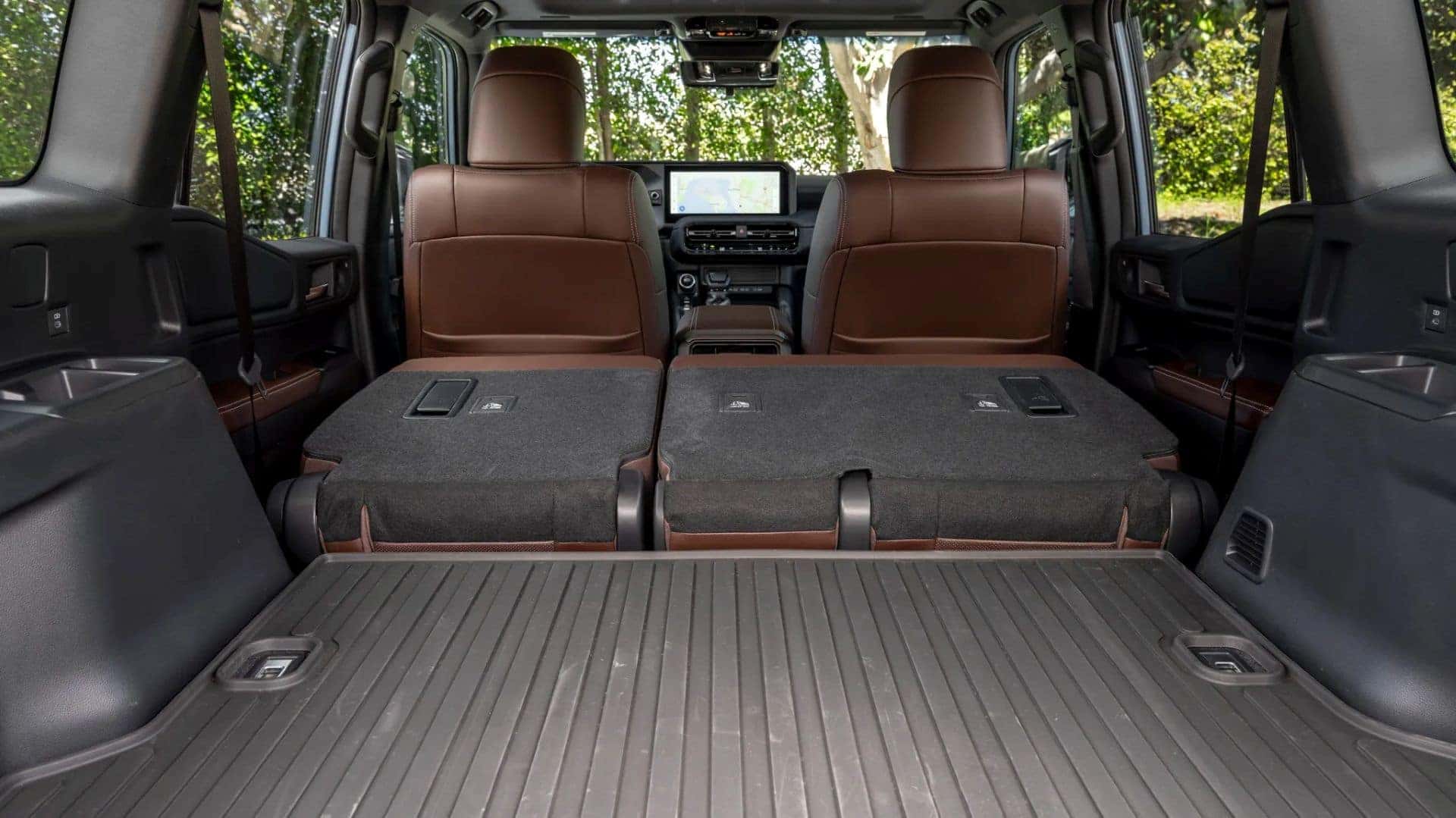 The Spacious Cargo Area Of The 2025 Toyota Land Cruiser