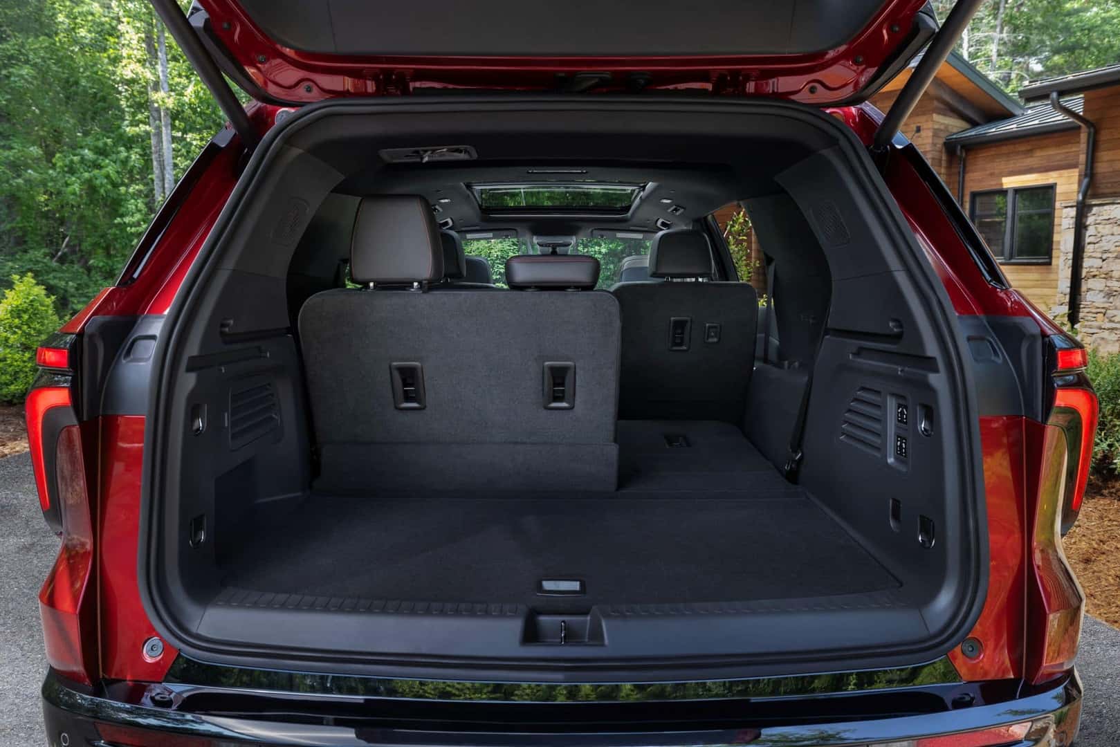 The Luggage Ready Cargo Space Of The 2024 Chevy Traverse