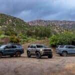 The Mutlipurpose 2025 Toyota 4Runner In A Lineup In A Gorgeous Landscape