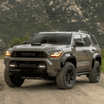 The Epically Parked 2025 Toyota 4Runner TRD Pro Parked In Front Of A Mountain