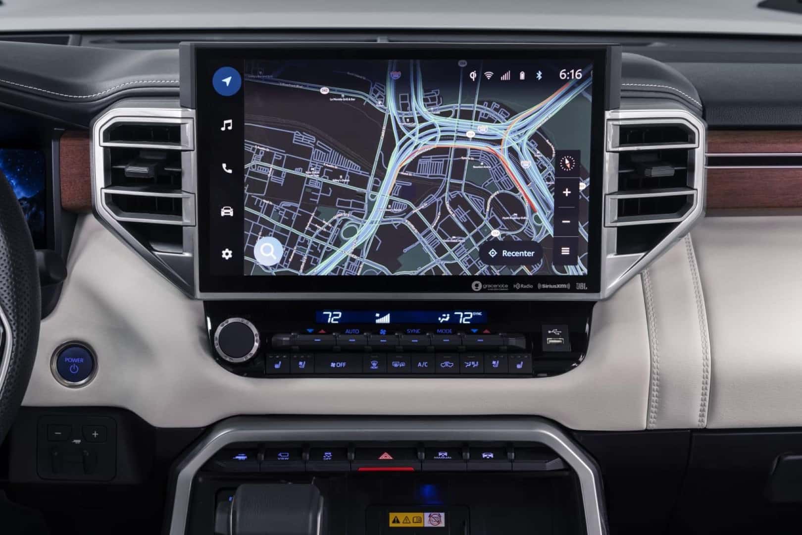 The Advanced Infotainment Screen Of The Remarkable 2025 Toyota Tundra