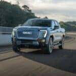 The Futuristic And Superior 2025 GMC Sierra EV Denali, Driving Flawlessly On The Highway