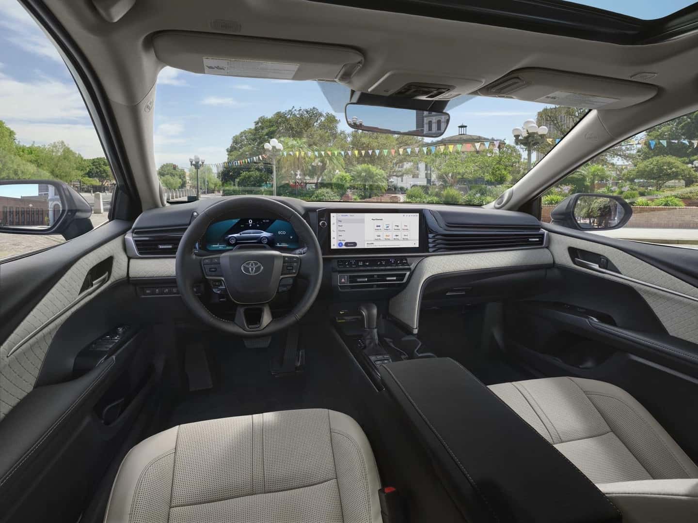The Quality Performing 2025 Toyota Camry's Comfortable And Adjustable Front Interior