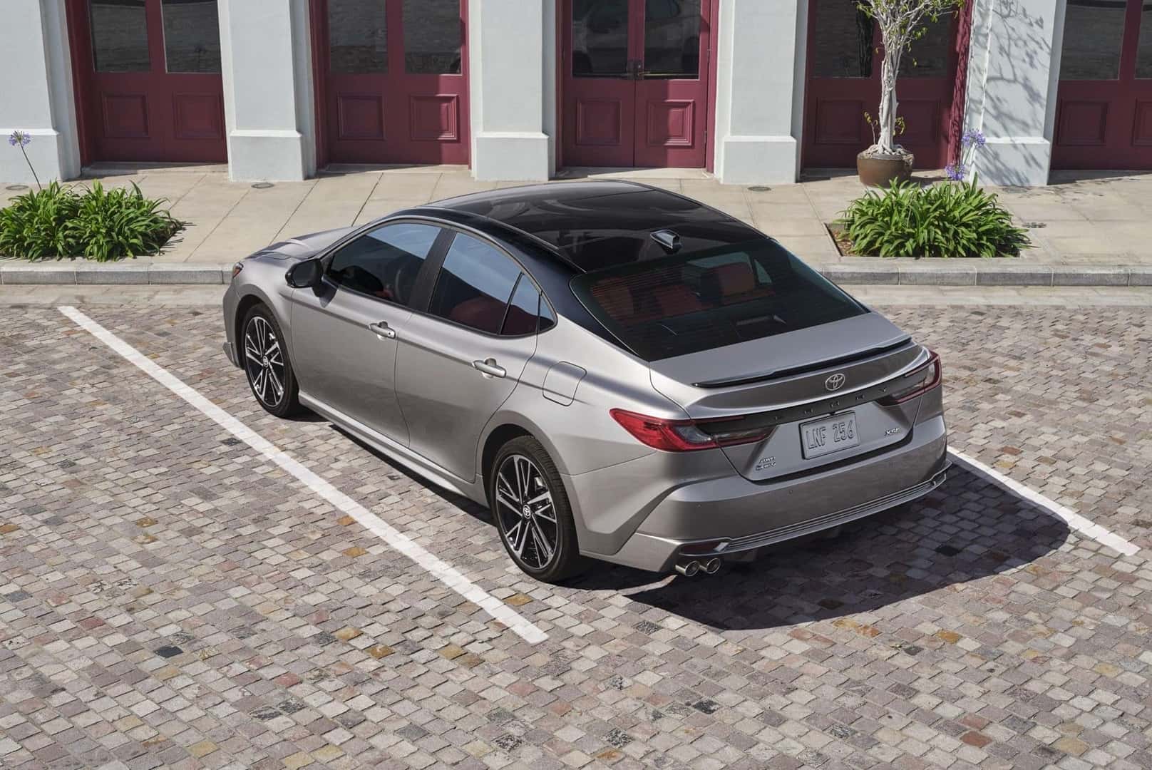The Affordably Priced 2025 Toyota Camry Parked Perfectly In Between The Lines