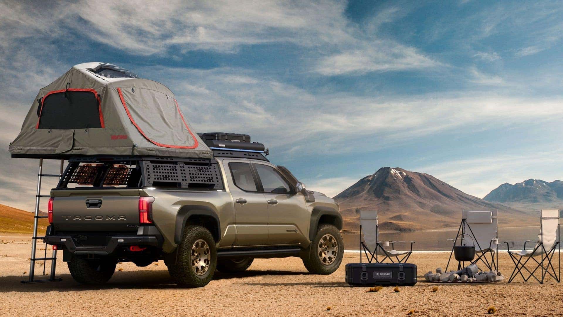 The Durable 2025 Toyota Tacoma Trailhunter Parked In Moab National Park, Making Itself The Perfect Campsite