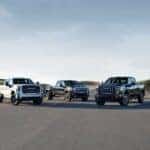 The Capable And Usuable 2024 GMC Sierra HD Lineup, Parked On Smooth Concrete