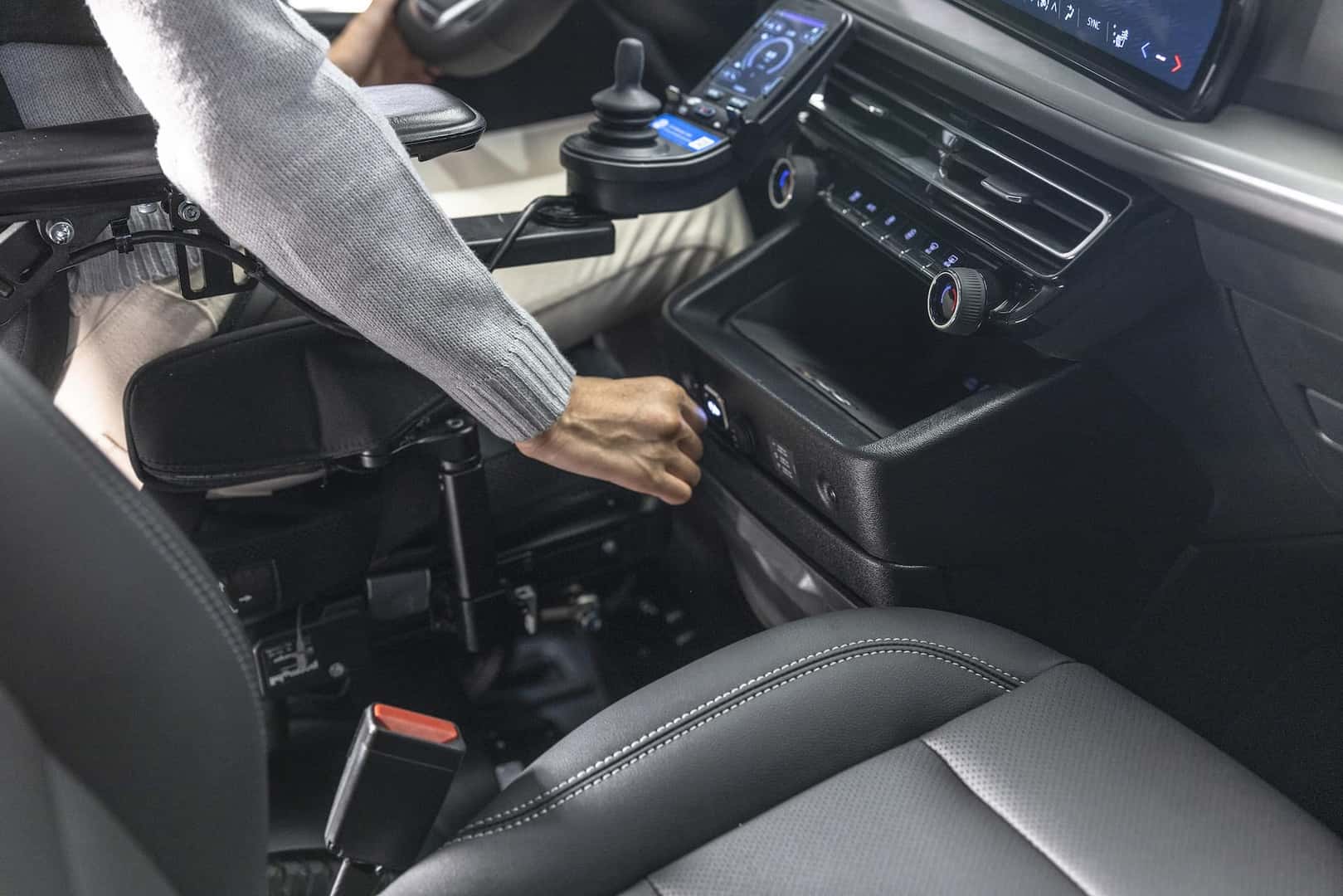 Interior of BraunAbility Chevrolet Traverse