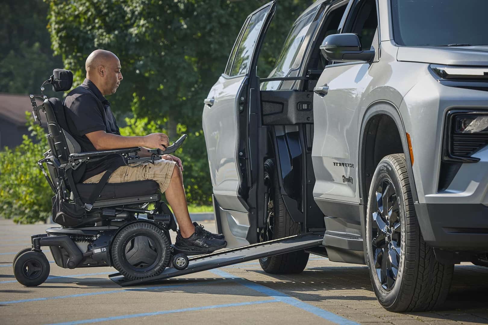 Side Entry Ramp on BraunAbility Chevrolet Traverse