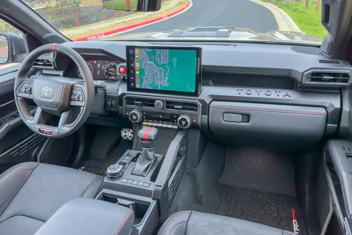 Toyota Tacoma Dash Infotainment Passenger View