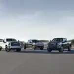 GMC Sierra HD line up of trucks