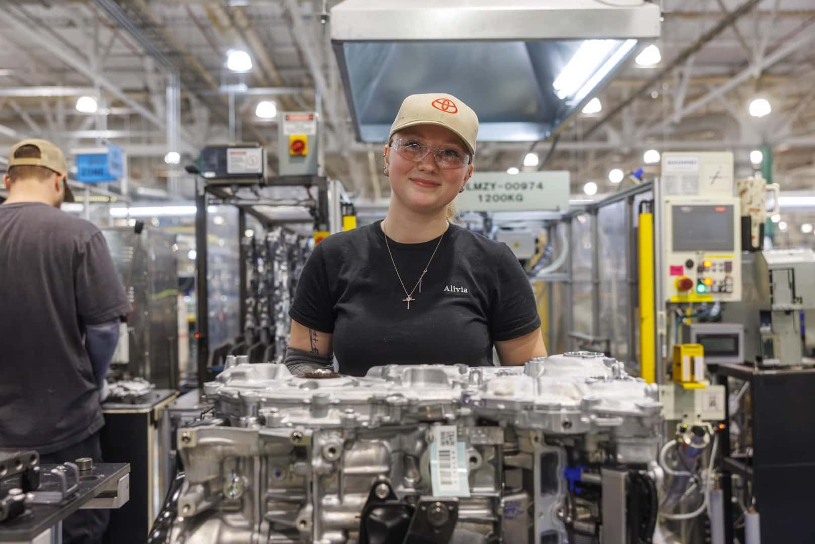 Hybrid Production Line Employee Shot