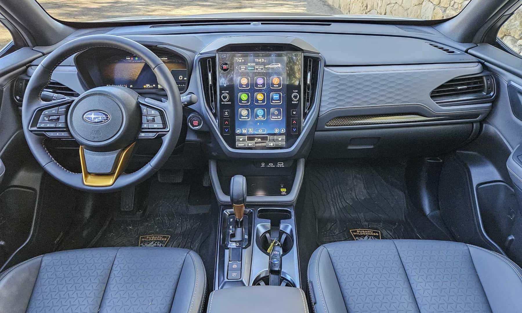 2026 Subaru Forester Wilderness front row interior