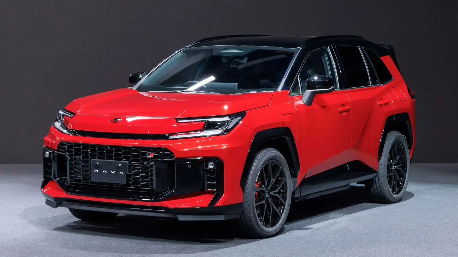Red 2026 Toyota Rav4 GR Sport 