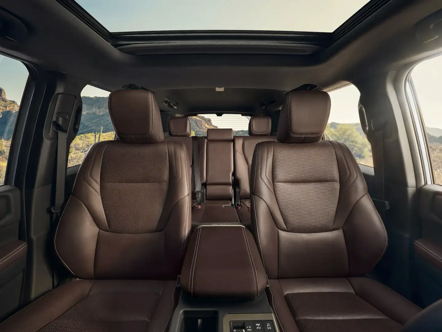 Interior view of 2026 Toyota Land Cruiser 1958 seats