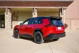 Rear view of the 2026 Toyota Rav4