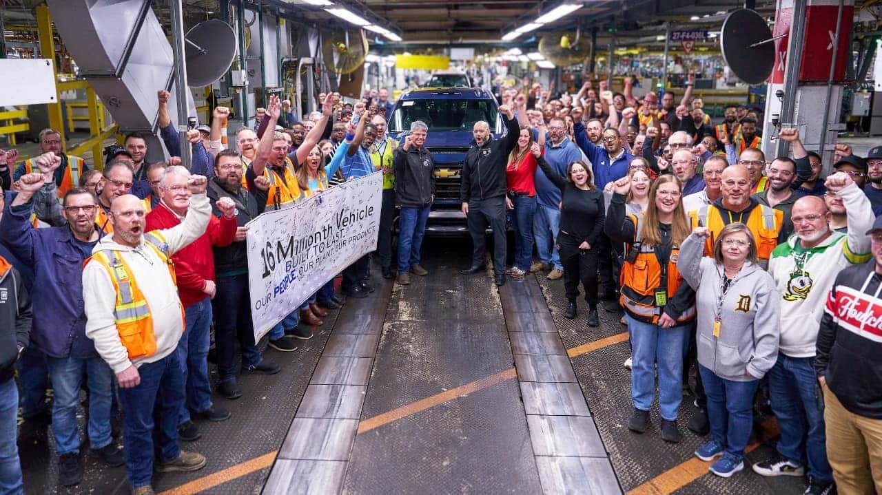 Flint GM Manufacturing Plant Group Shot