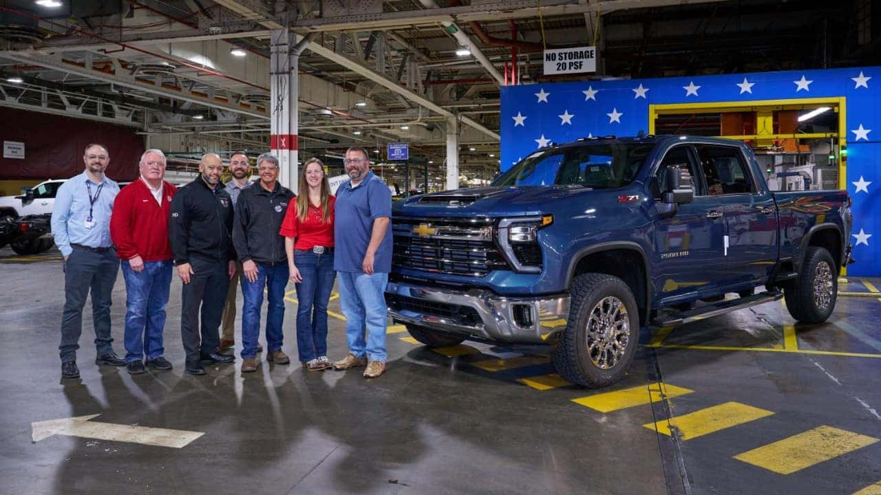 Flint GM Manufacturing Plant 16th Million Auto with Team