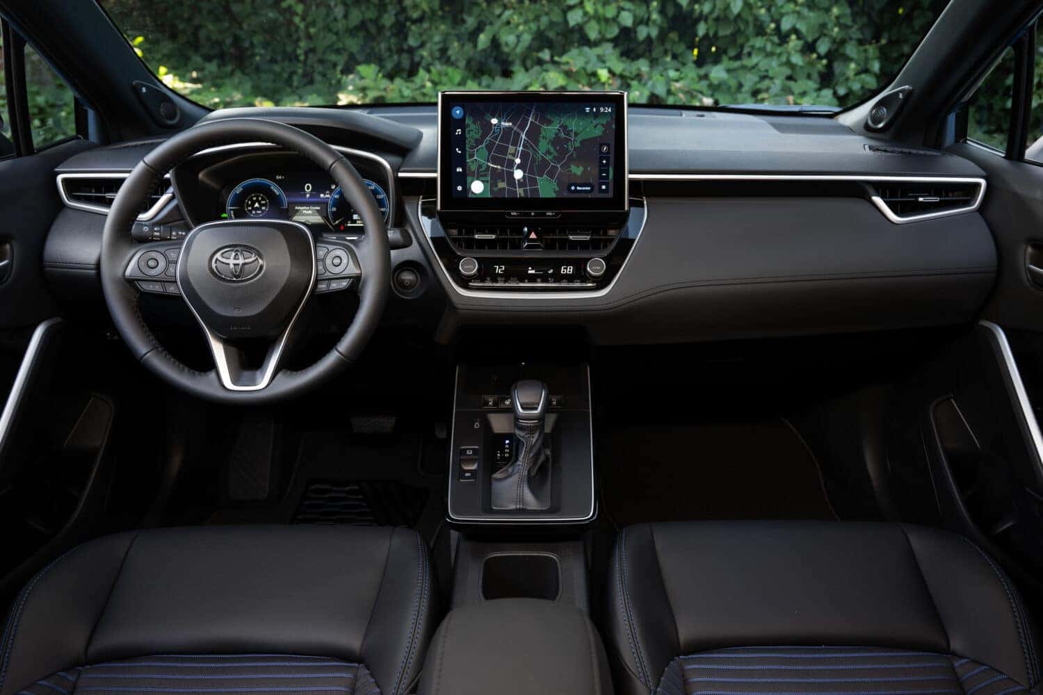 2026 Toyota Corolla Cross Hybrid XSE AWD Interior Dash and Steering Wheel