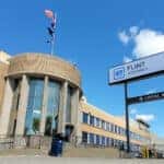 GM Flint Assempby Plant Sign
