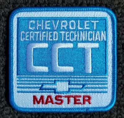 Chevrolet Certified Technician Patch