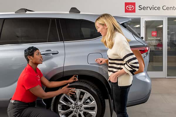 Checking tire tread depth