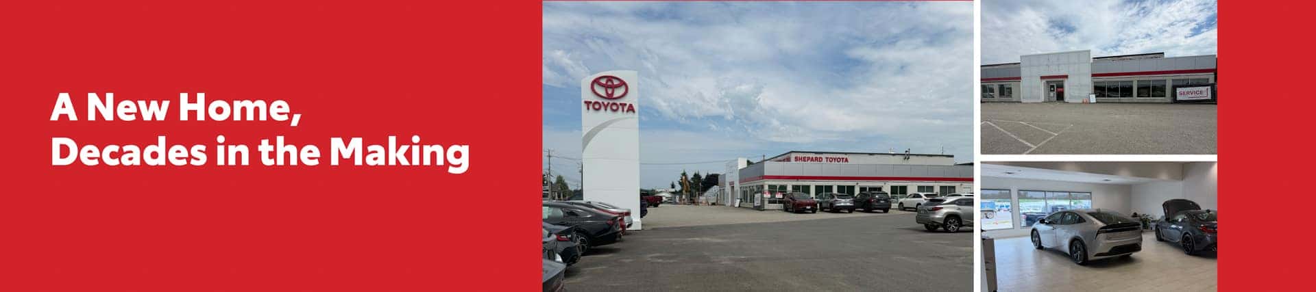 The newly renovated Shepard Toyota dealership in Thomaston, Maine