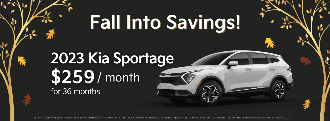 2023 Kia Sportage September Offer