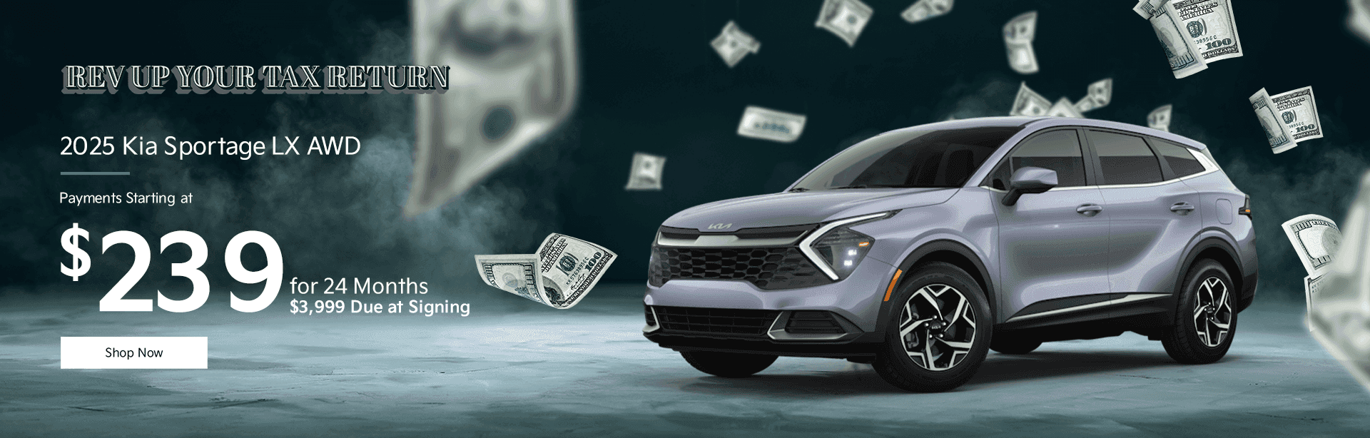 2025 Kia Sportage LX AWD Payments Starting at $239 for 24 Months | $3,999 Due at Signing