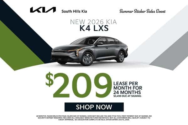 New 2026 Kia K4 LXS Lease Offer