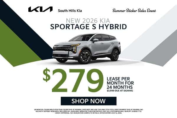 New 2026 Kia Sportage S Hybrid Lease Offer