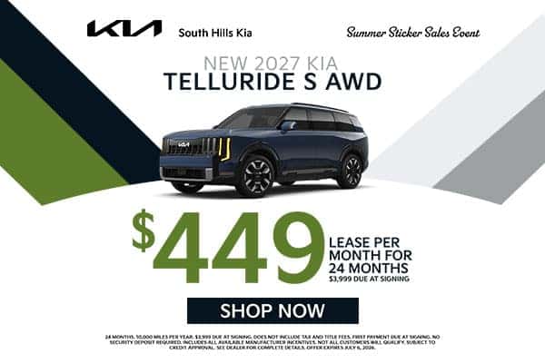 New 2027 Kia Telluride S AWD Lease Offer