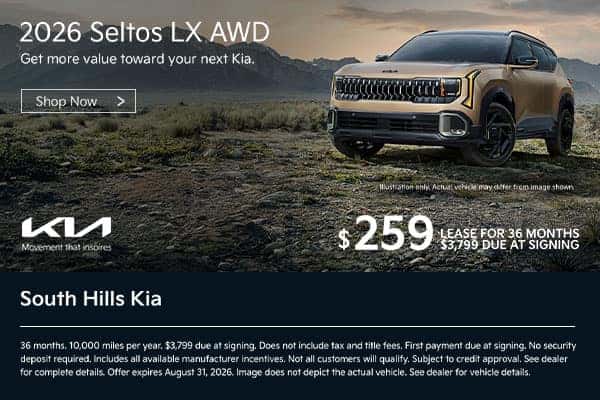 2026 Kia Seltos LX AWD Lease Offer