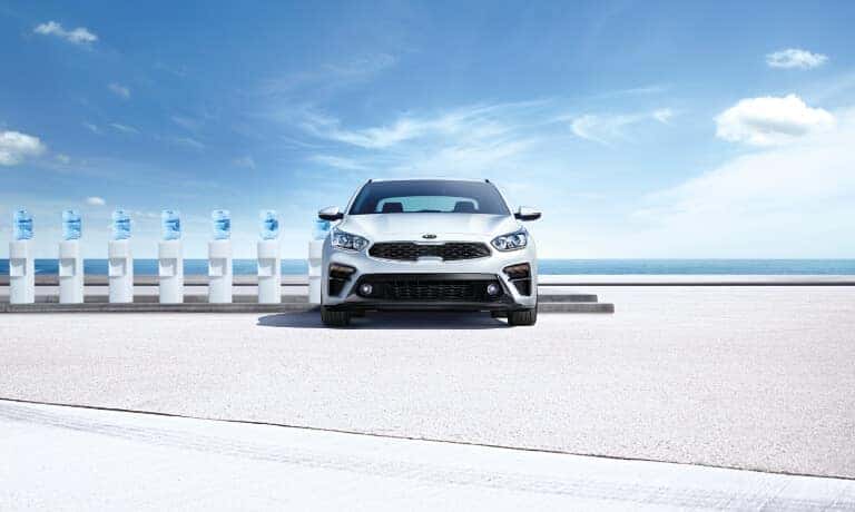 Kia Forte Parked In A Lot
