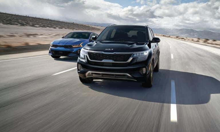 2022 Kia Seltos Driving On The Highway