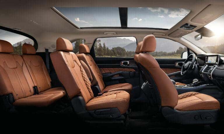 2022 Kia Sorento Interior Seating Sideview