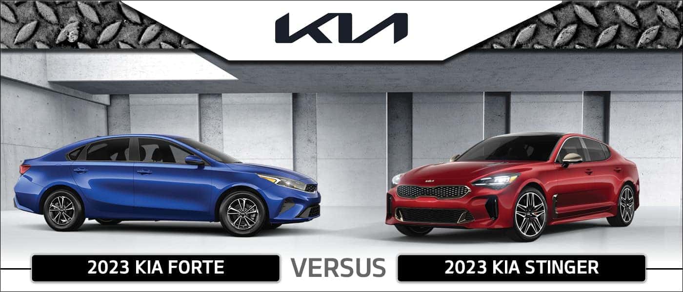 2023 Kia Forte vs. Stinger