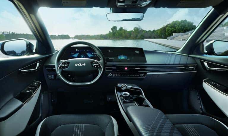 2024 Kia EV6 Interior Front Seat Wheel And Dashboard