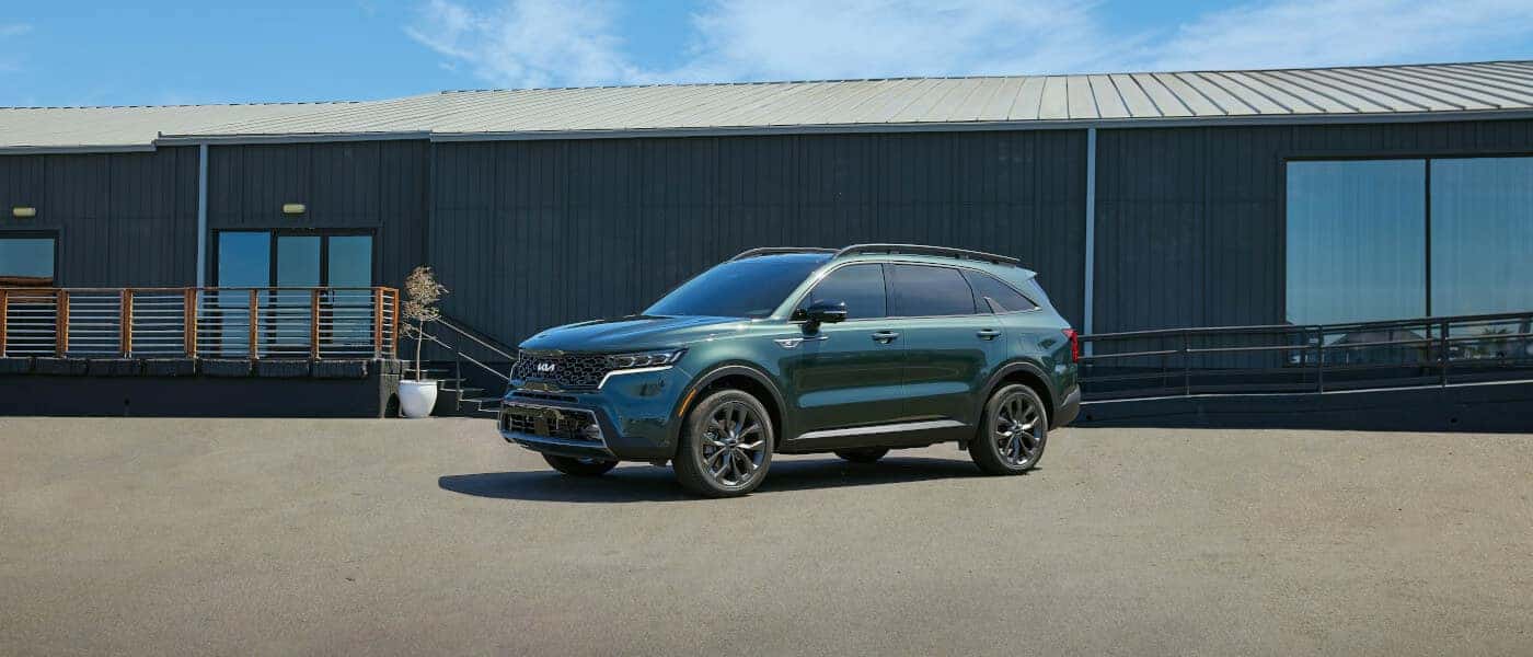 2025 Kia Sorento Exterior Parked By Building