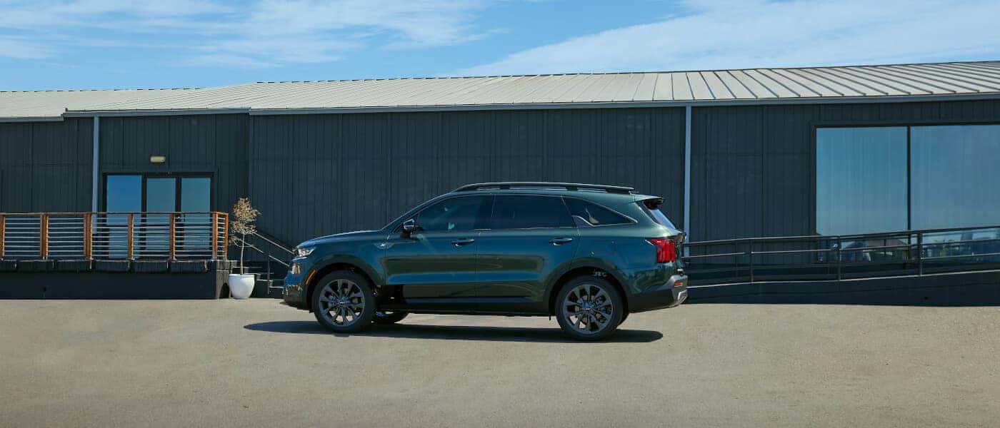 2025 Kia Sorento Exterior Side View By Building