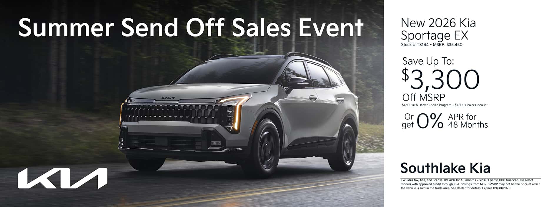 2026 Kia Sportage Special Offer | Merrillville, Indiana