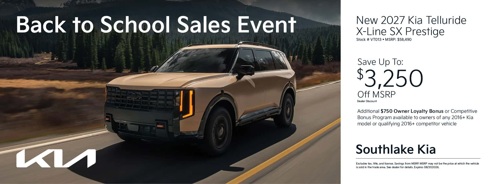 2027 Kia Telluride Special Offer | Merrillville, Indiana
