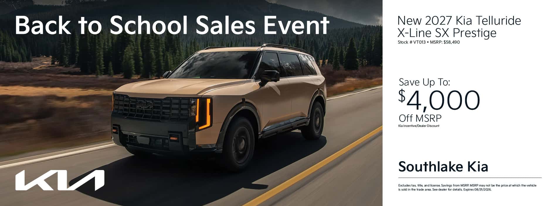 2027 Kia Telluride Special Offer | Merrillville, Indiana