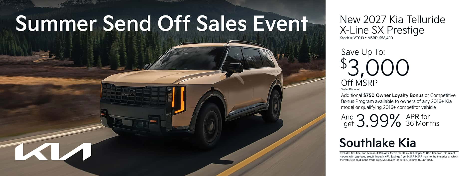 2027 Kia Telluride Special Offer | Merrillville, Indiana