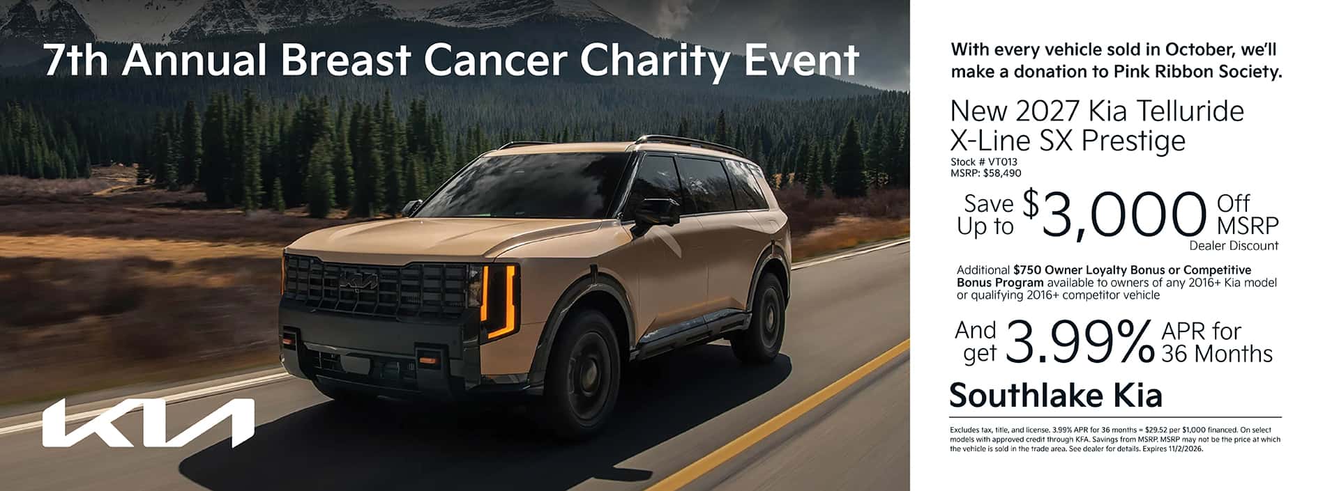 2027 Kia Telluride Special Offer | Merrillville, Indiana