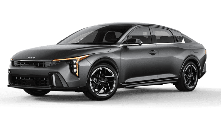 2026 Kia K4 GT Line Exterior - Interstellar Gray