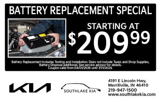 -Battery Replacement Special | Southlake Kia