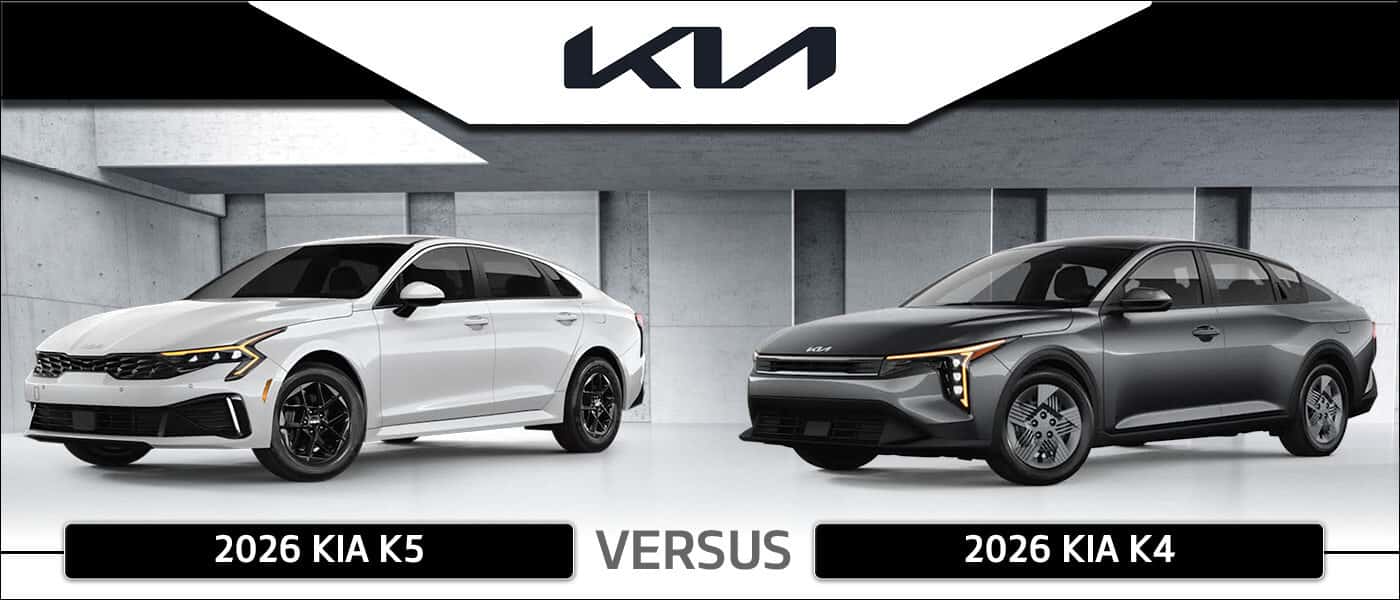 2026 Kia K5 vs. K4